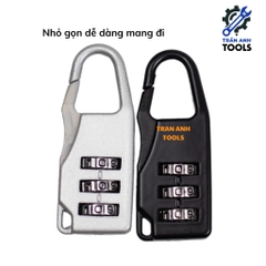 Khóa 3 số chốt nhựa, ổ khóa 3 số cho vali - balo - túi xách chống trộm nhỏ gọn, an toàn, tiện lợi
