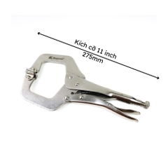 Kìm kẹp chết chữ C cao cấp Kapusi Japan kích cỡ 11 inch chất liệu thép CRV cao cấp bền bỉ, kìm kẹp chữ C chất lượng cao