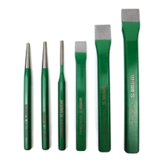 Bộ đục và đột 6 chi tiết Wynn's Tools, Đục phẳng đục sắt, đục nề, đục đá ,Bộ đục sắt ,bộ dùi đục, đục bê tông cao cấp
