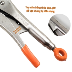 Kìm kẹp chết Kapusi K-8262 Japan chất liệu CR-MO 10 inch, kìm bấm chết cao cấp điều chỉnh độ mở