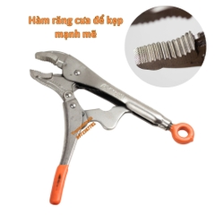 Kìm kẹp chết Kapusi K-8262 Japan chất liệu CR-MO 10 inch, kìm bấm chết cao cấp điều chỉnh độ mở
