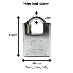 Ổ khóa treo chống cắt Wynn's đủ các cỡ chất liệu thép hợp kim chống nước chống trộm, khóa treo chống cắt bảo vệ nhà cửa