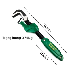 Kìm nước kẹp nhanh Wynn's kích thước 12 inch miệng mở tối đa 80mm , Kìm cá sấu cờ lê kẹp ống nhựa đa năng cao cấp
