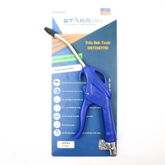 Vòi xịt thân nhựa cao cấp STAKA súng xịt hơi, dụng cụ xì khô mỏ cong phù hợp dây máy nén khí, máy bơm hơi