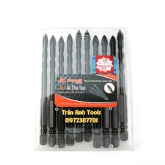 Mũi khoan đa năng chuôi lục giác Kapusi Japan chính hãng, bộ mũi khoan gạch men, khoan tường, ngói, bê tông, kính