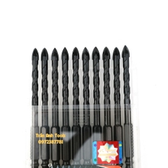 Mũi khoan đa năng chuôi lục giác Kapusi Japan chính hãng, bộ mũi khoan gạch men, khoan tường, ngói, bê tông, kính