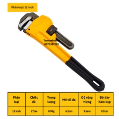 Kìm nước, mỏ lết răng 10 12 14 18 24 inch Wynn's Tools, kìm kẹp ống nước, kìm cá sấu đủ các cỡ