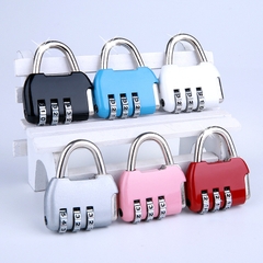Khóa Số Mini 3 Số, Khóa 3 Số Hình Chữ Nhật- Khóa Vali, Túi Xách