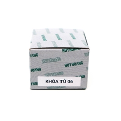 Khóa tủ đầu đẩy Huy Hoàng chính hãng, ổ khóa vuông hàng Việt Nam chất lượng cao