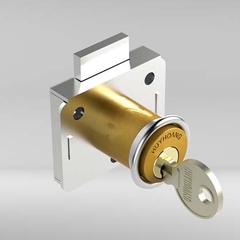 Khóa tủ đầu đẩy Huy Hoàng chính hãng, ổ khóa vuông hàng Việt Nam chất lượng cao