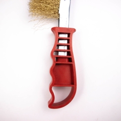Chổi đánh rỉ cán đỏ, bàn chải sắt cọ rỉ cán đỏ