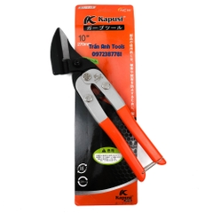 Kéo cắt tôn mỏ nghiêng cộng lực Kapusi K-0077 chính hãng, Kìm cắt tôn chất liệu thép không gỉ siêu bền