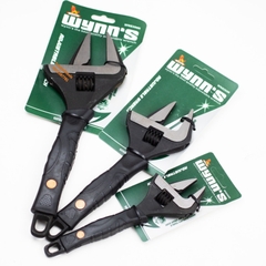 Mỏ lết công nghiệp hàm rộng độ mở lớn Wynn's Tools kích cỡ 6 8 10 12 inch, mỏ lết chất liệu thép cacbon cao cấp
