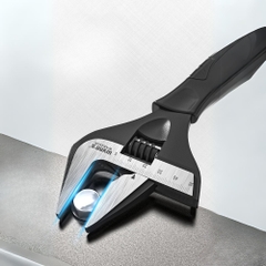 Mỏ lết công nghiệp hàm rộng độ mở lớn Wynn's Tools kích cỡ 6 8 10 12 inch, mỏ lết chất liệu thép cacbon cao cấp
