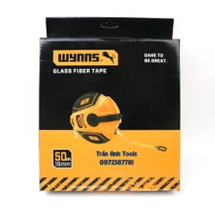 Thước dây sợi thủy tinh cao cấp Wynn's 30m 50m Thước cuộn, thước vải, thước đo công trình chuyên dụng