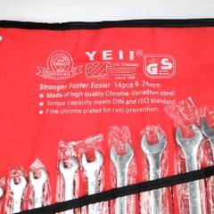 Bộ cờ lê yeti 14 chiếc tiêu chuẩn USA 8mm-24mm