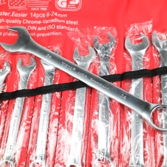 Bộ cờ lê yeti 14 chiếc tiêu chuẩn USA 8mm-24mm