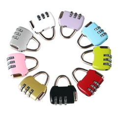 Khóa Số Mini 3 Số, Khóa 3 Số Hình Chữ Nhật- Khóa Vali, Túi Xách