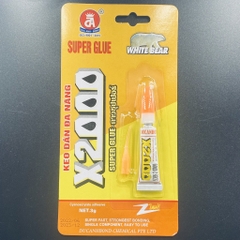Tuýp keo dán đa năng X2000 chính hãng Đức Anh Bond, keo dán giày dép nhỏ gọn tiện dụng