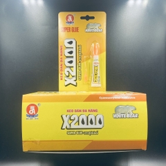 Tuýp keo dán đa năng X2000 chính hãng Đức Anh Bond, keo dán giày dép nhỏ gọn tiện dụng