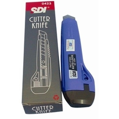 Dao rọc giấy to SDI 0423, dao trổ rãnh thép(tặng kèm 2 lưỡi dao dự phòng)