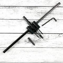 Mũi Khoan Khoét Lỗ Thùng Loa, Lỗ Đèn Thạch Cao Âm Trần 120mm 200mm 300mm (Bộ Mũi Khoét Lỗ Gỗ Thạch Cao Trần)