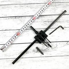 Mũi Khoan Khoét Lỗ Thùng Loa, Lỗ Đèn Thạch Cao Âm Trần 120mm 200mm 300mm (Bộ Mũi Khoét Lỗ Gỗ Thạch Cao Trần)