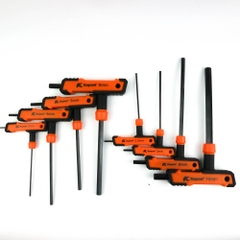 Bộ lục giác chữ T 8 chi tiết gồm các cỡ 2 2.5 3 4 5 6 8 10 Kapusi Japan, bộ lục giác tê cao cấp chất lượng Nhật Bản