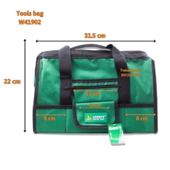 Túi đựng dụng cụ W41902 Wynn's Tools kích cỡ 13 16 inch, túi đựng đồ nghề dung tích lớn nhiều ngăn kèm quai đeo chéo