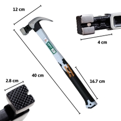 Búa nhổ đinh 0.55kg W2637 Wynn's Tools có bọc cán cao cấp, búa đóng đinh công nghiệp