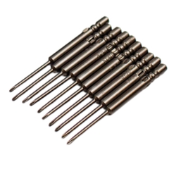 Mũi Vít Đầu Bake, Đầu Cộng Lắp Tua Vít Điện, Chuôi 4mm Đủ Size - Chất Liệu Thép S2 Không Gỉ, Đầu Hút Nam Chân