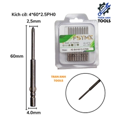 Mũi Vít Đầu Bake, Đầu Cộng Lắp Tua Vít Điện, Chuôi 4mm Đủ Size - Chất Liệu Thép S2 Không Gỉ, Đầu Hút Nam Chân