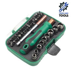 Bộ Tua Vít Và Đầu Khẩu 1/4 inch 47 Chi Tiết Berrylion