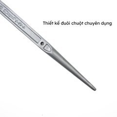 Cờ lê đuôi chuột trắng, cờ lê giàn giáo tự động đảo chiều Kapusi thép cao cấp CR-V, tuýp dàn giáo đa năng 2 đầu