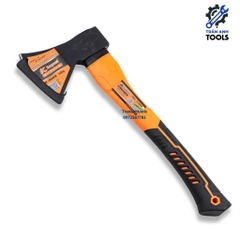 Búa rìu Kapusi 600g K-9509 tay cầm bọc nhựa chống trơn trượt, rìu chặt cây, củi chuyên dụng