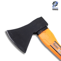 Búa rìu Kapusi 600g K-9509 tay cầm bọc nhựa chống trơn trượt, rìu chặt cây, củi chuyên dụng