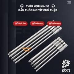 Mũi vít đầu cộng chuôi lục giác YMX