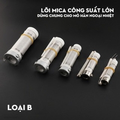 Lõi nhiệt, ruột mỏ hàn, bộ gia nhiệt thay thế mỏ hàn công suất lớn 30W-300W kiểu gia nhiệt ngoài