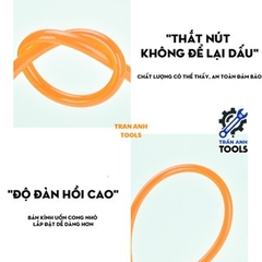 Dây hơi xoắn PU 8mm khí nén STAKA có sẵn hai đầu cắm, dây hơi chịu áp cao chiều dài 6 9 12m