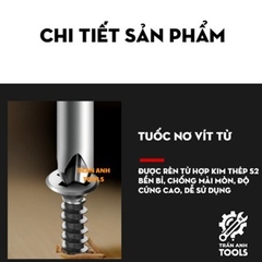 Mũi vít đầu cộng chuôi lục giác YMX