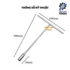 Cần siết ốc chữ T Kapusi CR-V 8-19mm, tay vặn tuýp mở bulong đa năng