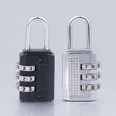 Khóa mã 3 số kích cỡ 55mm*22mm*11mm nhỏ gọn tiện dụng dùng trong khóa vali khóa hành lý