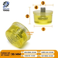 Đầu Nút Ốc Có Đệm Cao Su Hai Đầu Wynn’s – Phụ Kiện Ốc Chống Va Đập, Bảo Vệ Linh Kiện Hiệu Quả