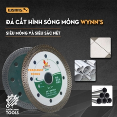 Lưỡi cắt đa năng Wynn's 107mm cắt gạch men, đá ceramic hoa cương, sắt, gỗ siêu mỏng siêu ngọt, đá cắt đa năng độ bền cao