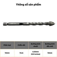 Mũi Khoan Đa Năng Cao Cấp Đá Gạch Men Gốm Sứ Thủy Tinh Wynn's 6mm 8mm 10mm 12mm