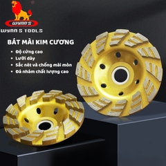 Đĩa Mài Kim Cương Vàng 100mm Wynn's – Dùng Cho Máy Mài Cầm Tay, Độ Bền Cao, Cắt Nhanh, Ít Mòn, Mài Siêu Êm
