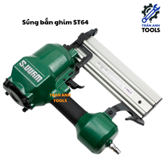 ST64 Súng bắn ghim T Wynn's Xanh SÚNG BẮN ĐINH BÊ TÔNG DÙNG HƠI – Súng bắn đinh cuộn bằng khí nén chuyên nghiệp, chất lượng cao Loại Chuyên Dụng, Siêu Bền