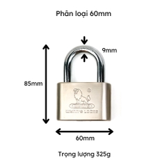 Ổ khóa treo tròn cao cấp Wynn's kích cỡ 40mm 50mm 60mm gia công tinh xảo, khóa treo chống trộm bảo vệ nhà cửa