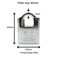 Ổ khóa treo chống cắt Wynn's đủ các cỡ chất liệu thép hợp kim chống nước chống trộm, khóa treo chống cắt bảo vệ nhà cửa
