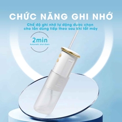 Combo Máy tăm nước du lịch cao cấp CY-1000 New Version + Nước súc miệng Nano Bạc 320ml dùng được cho tất cả tăm nước